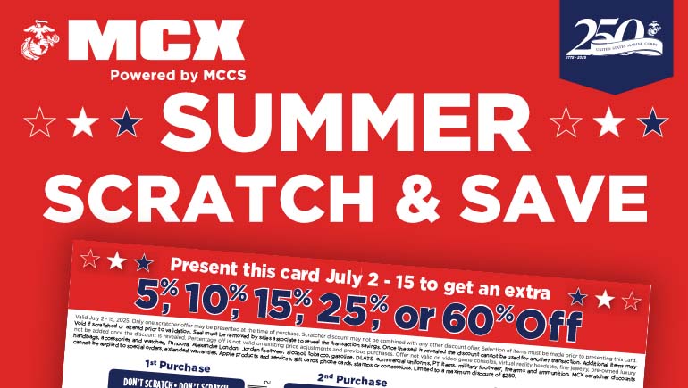 MCX: Scratch & Save