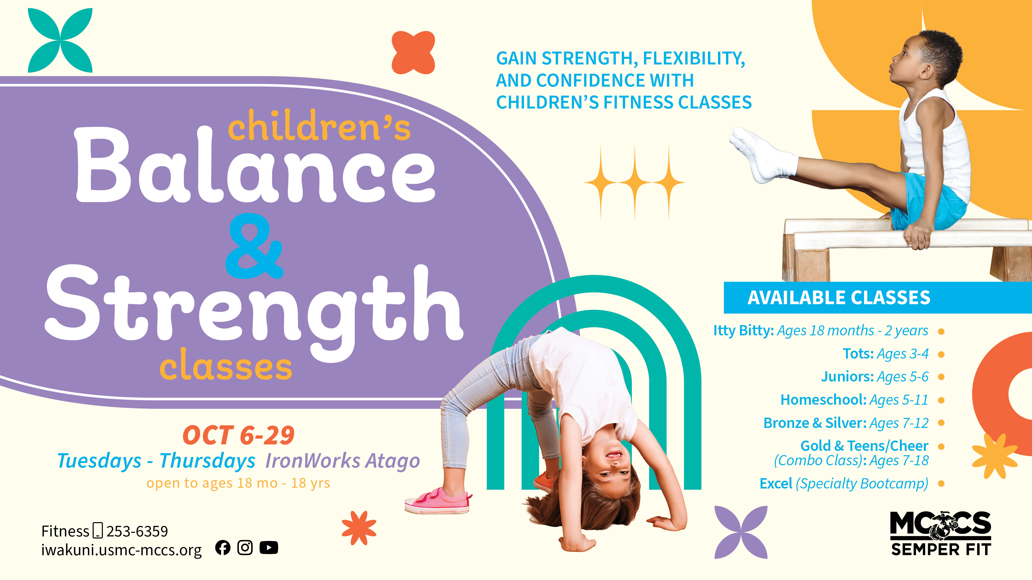 Children's Balance & Strength Classes - October
