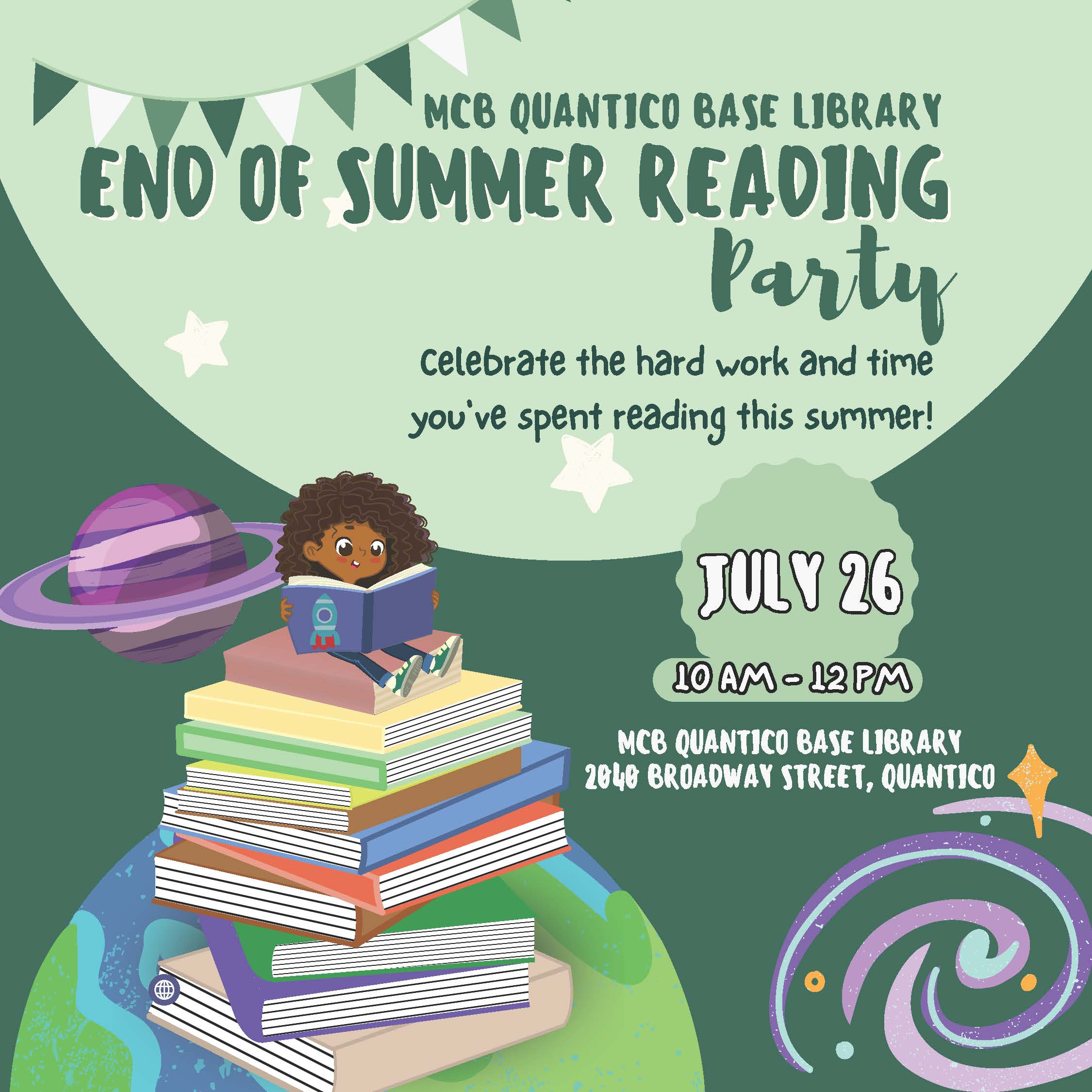 Quantico Base Library End of Summer Reading Party