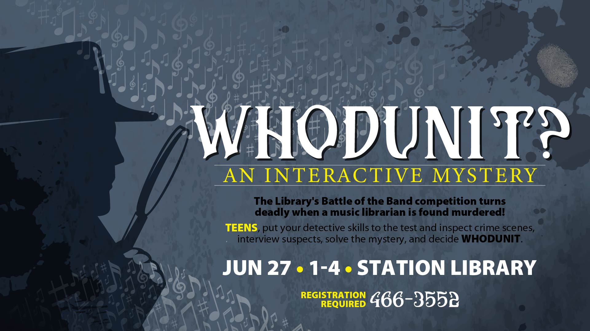 Whodunit? An Interactive Mystery