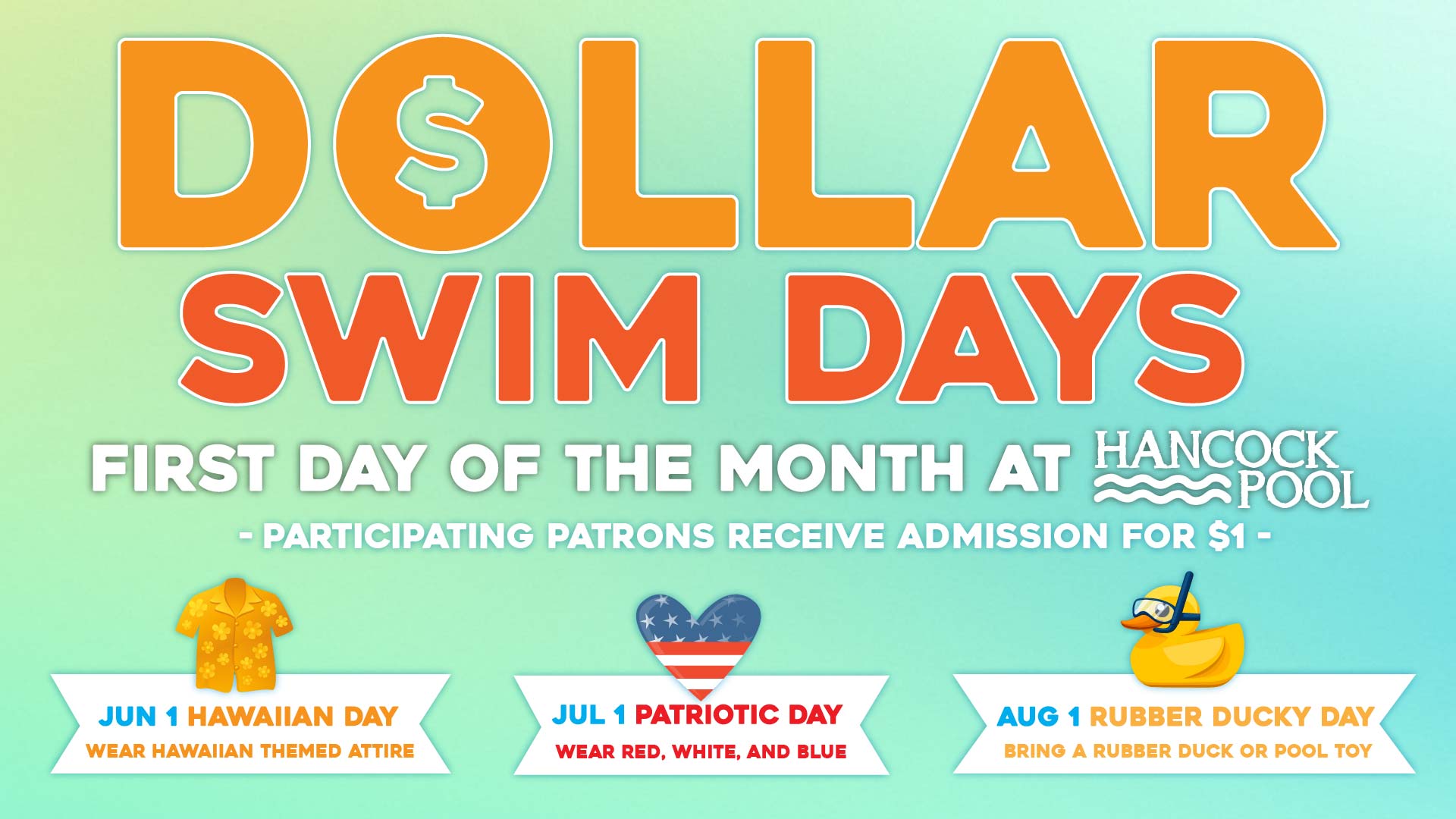 Dollar Swim Day