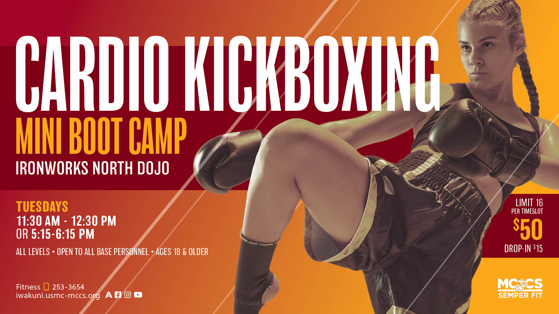 January Cardio Kickboxing Mini Bootcamp