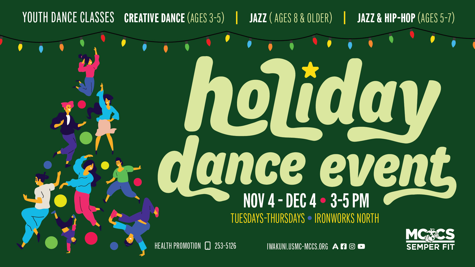 Youth Dance Classes - Holiday Dance Event