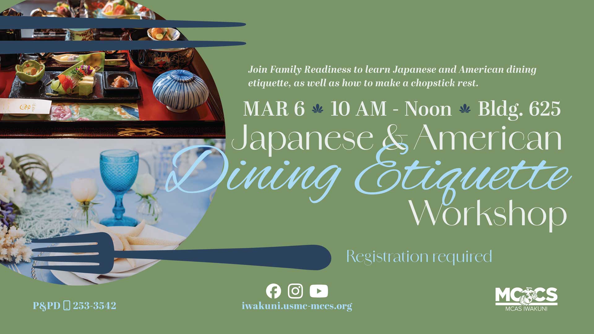 Japanese and American Dining Etiquette Workshop