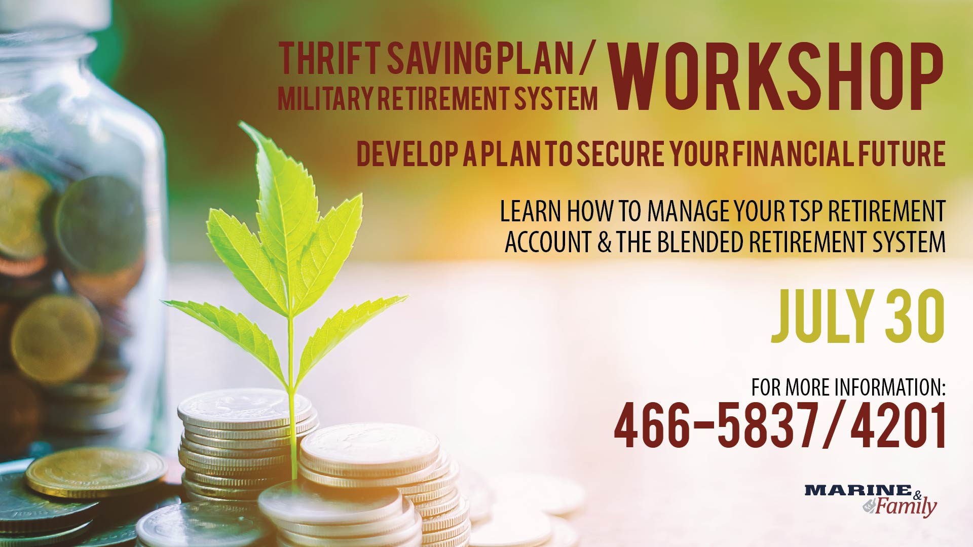 Thrift Saving Plan & Blended Retirement System