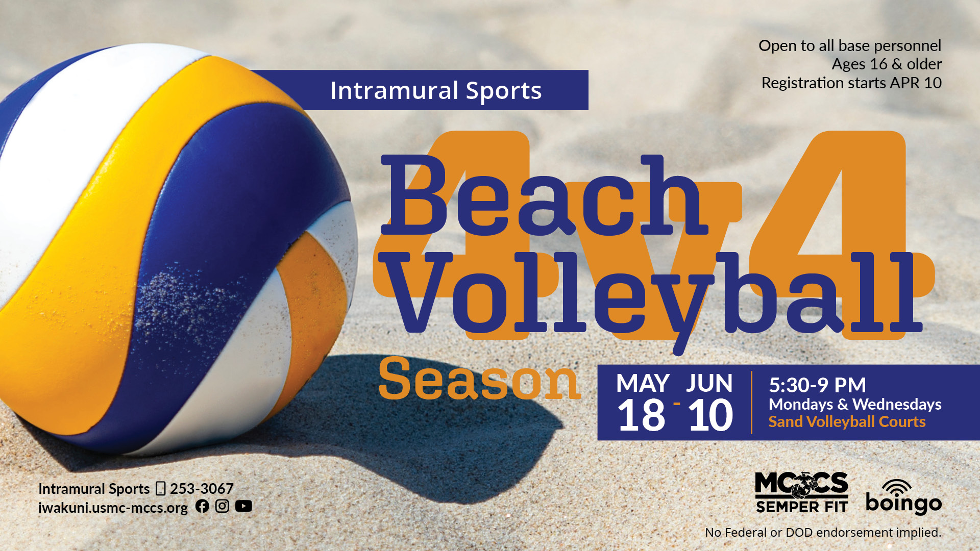 4v4 Beach Volleyball Season