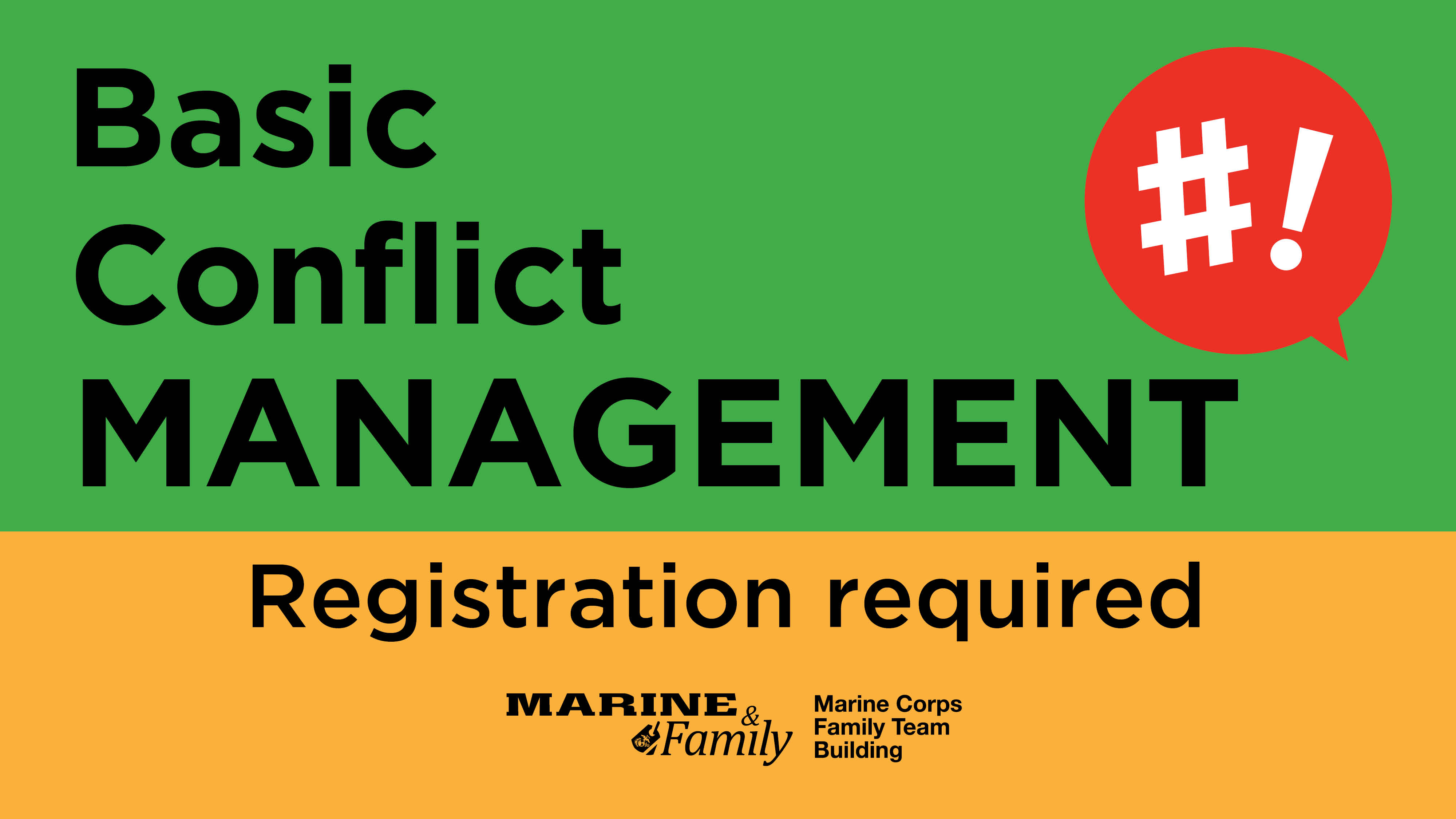 Basic Conflict Management